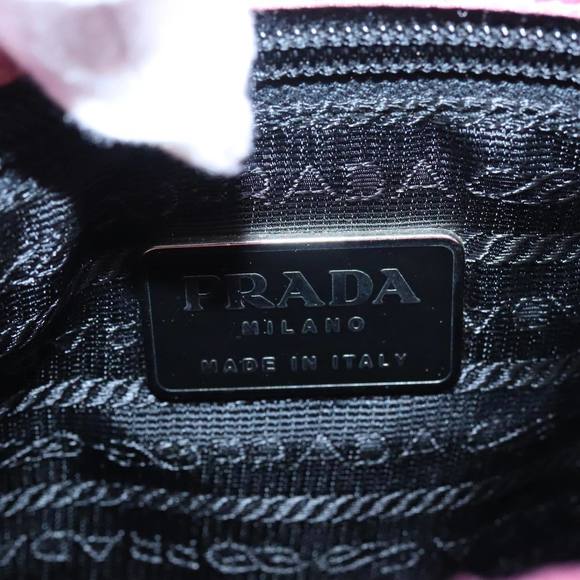 PRADA Tote Bag Nylon Pink Auth 95413 - Picture 10 of 16